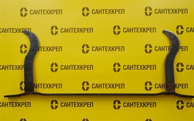 Кронштейн чугунного радиатора на полосе 300 мм.                          к 4.6 1991