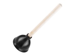 Вантуз малый 110 мм. с деревянной ручкой 1704