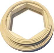 Прокладка (КК)         (кольцо ПВХ белое для унитазов  производства ROSA, Киров) 1763