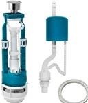 Арматура Инкоэр нижняя подводка металлизированная кнопка двухрежимный слив 2322